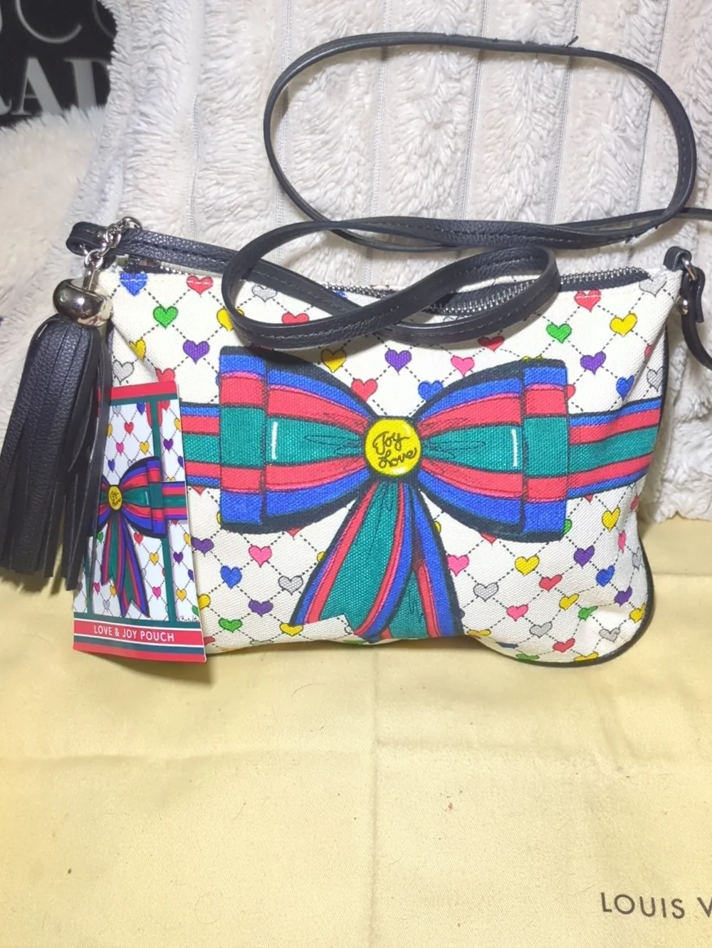 Brighton Holiday Love & Joy Heart Crossbody Bag - NWT NOW ONLY $55